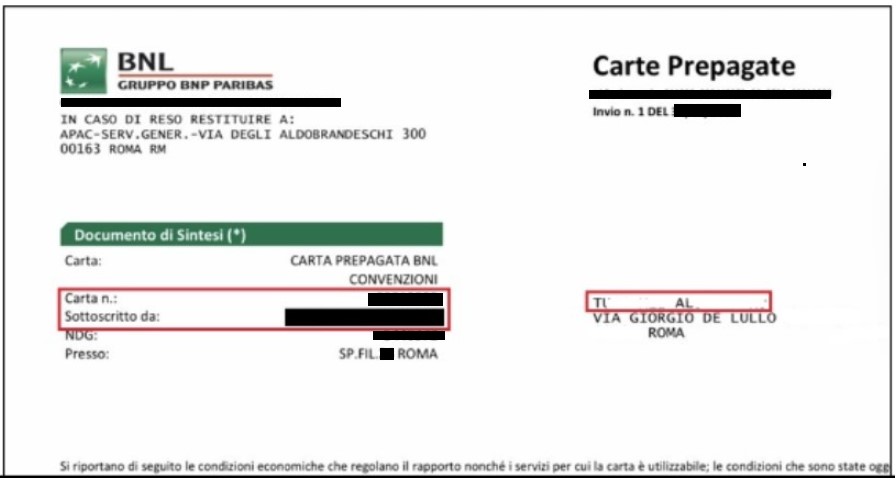 Prova di titolarità per BNL