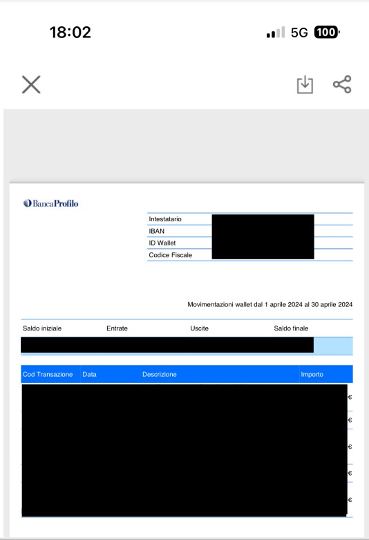 Prova di titolarità per Banca Profilo and Tinaba