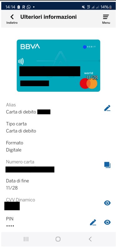 Prova di titolarità per BBVA